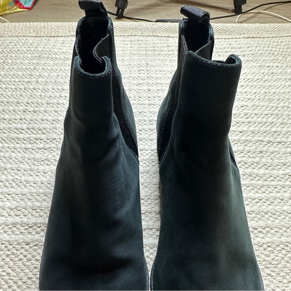 ACNE STUDIOS black suede leather Jensen pointed toe Chelsea boots 37 - Picture 4 of 12
